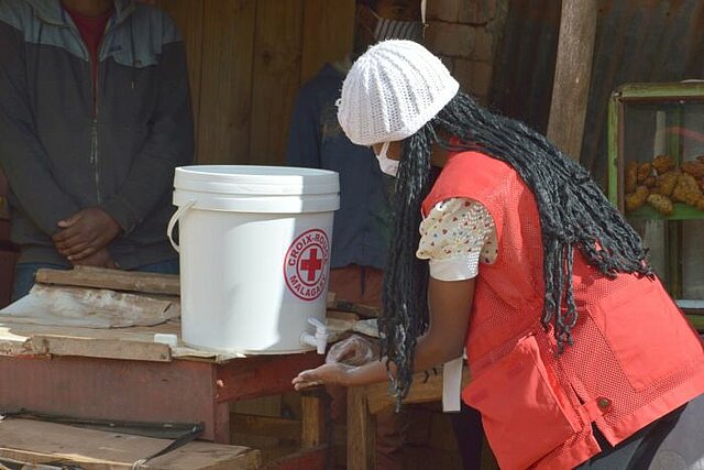 Humanitäre Hilfe in informellen Siedlungen in Antananarivo