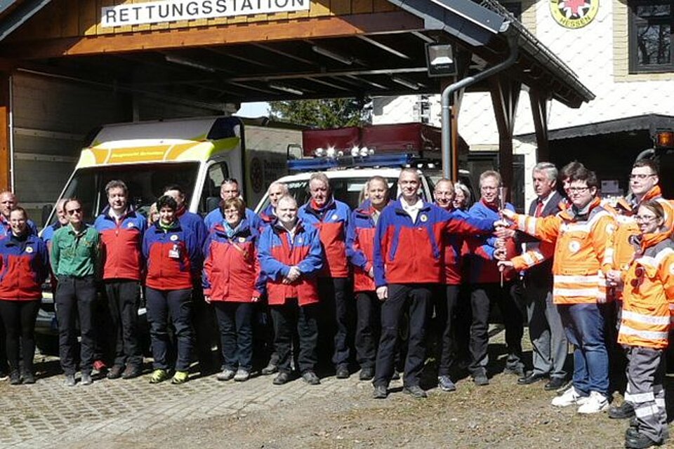 DRK-Fackel bei der Bergwacht Bereitschaft Schotten 