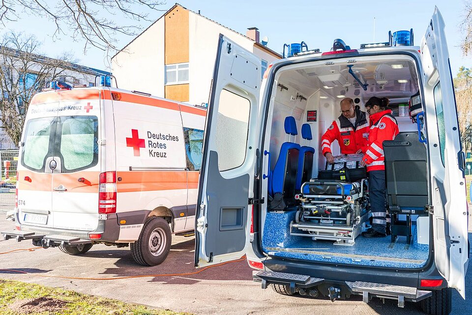 Krankenwagen in Germersheim 