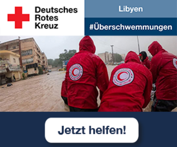 Überschwemmung in Libyen
