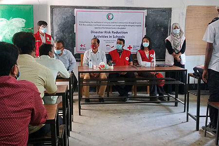 Schulung des Bangladeschischen Roten Kreuzes