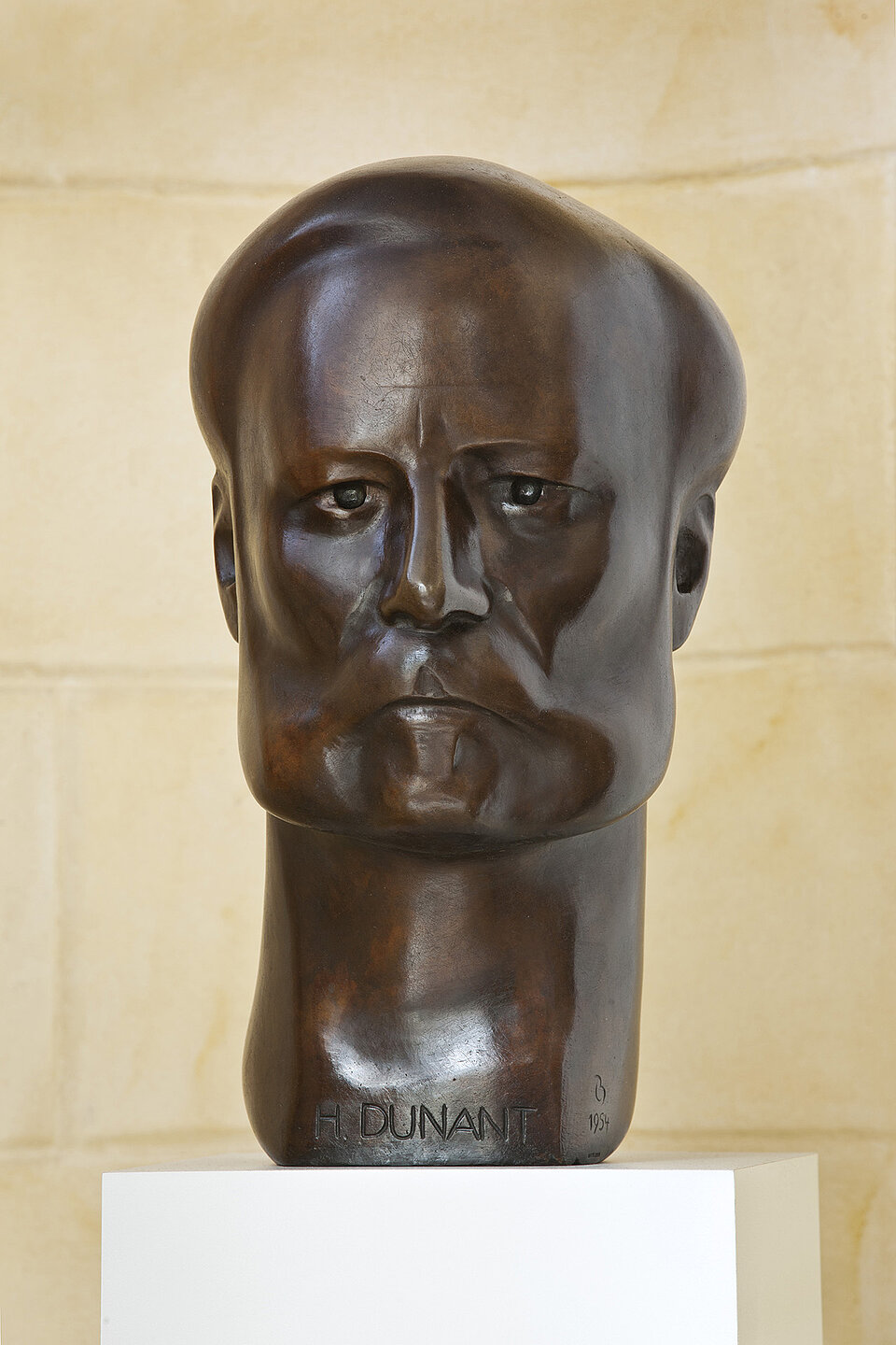 Bronzebüste von Henry Dunant