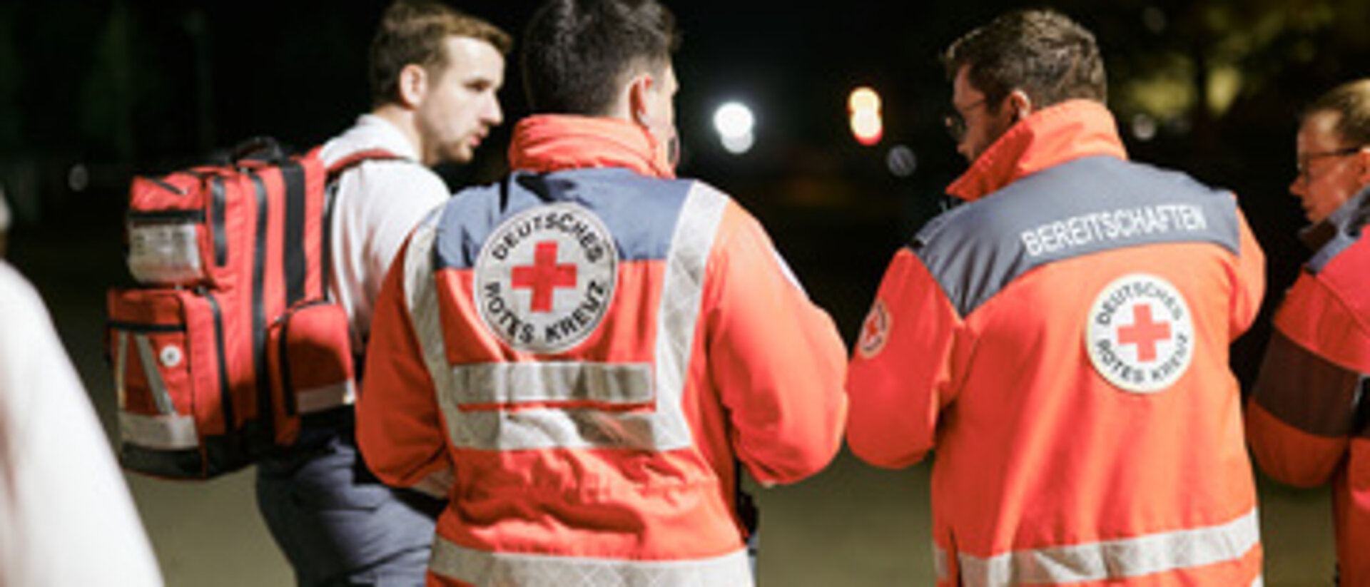Mitglieder der Bereitschaften im Einsatz