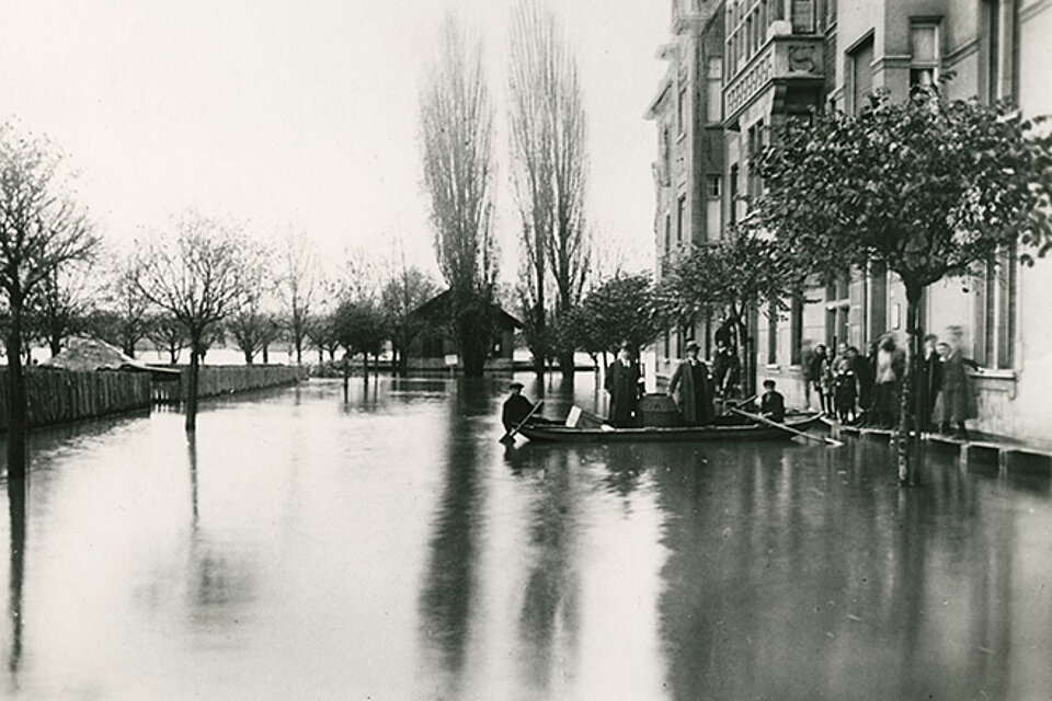 Überschwemmung im Rheingebiet, Frühjahr 1926/27