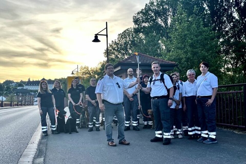 DRK-Fackel beim KV St. Ingbert