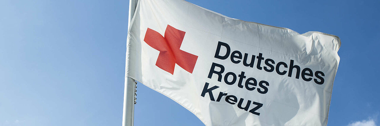 DRK, Deutsches Rotes Kreuz, Flagge, Symbol, Symbolfoto