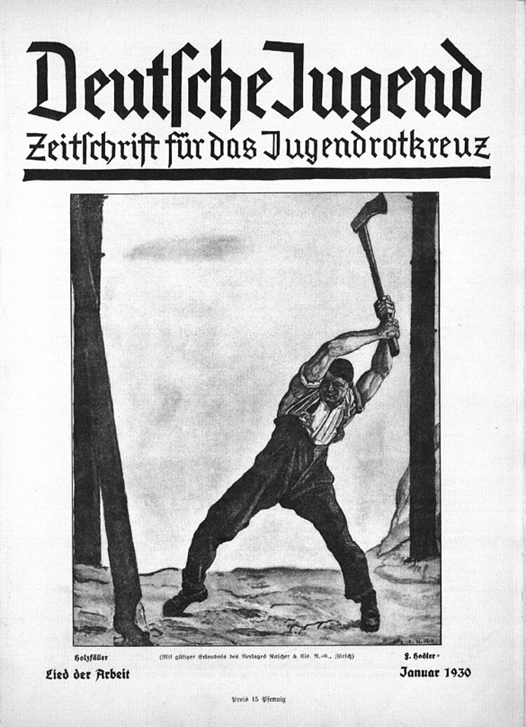 Titelblatt der Rotkreuzzeitschrift „Deutsche Jugend“ (DRK)