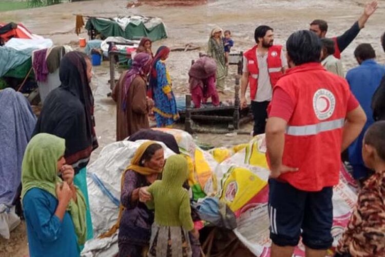 Millionen Menschen sind von der Flut in Pakistan betroffen 