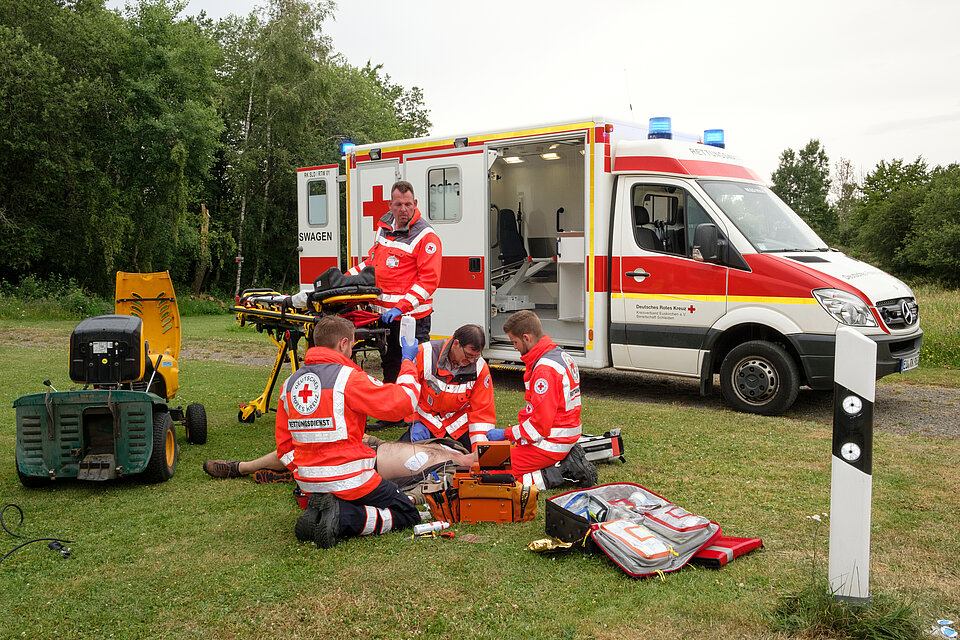 Rettungsdienst bei der Wiederbelebung