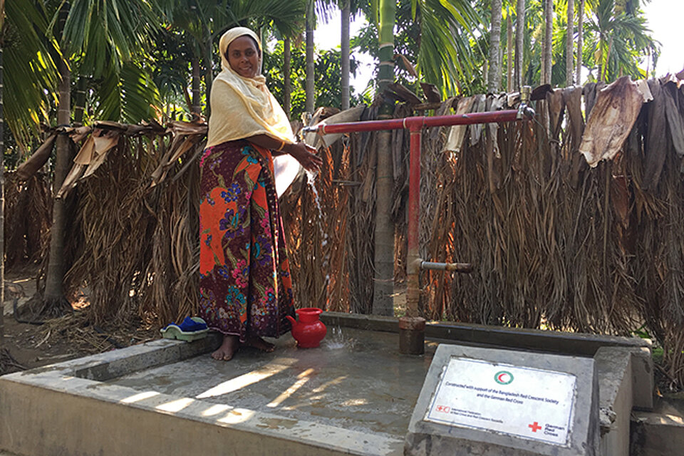 Portrait einer Hilfsempfängerin in Bangladesch