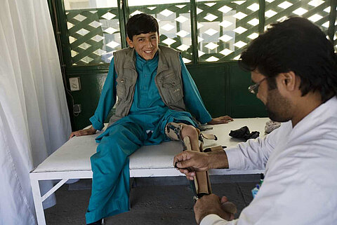 Orthopädisches Zentrum des IKRK in Kabul, 2010 (Kate Holt / IKRK)