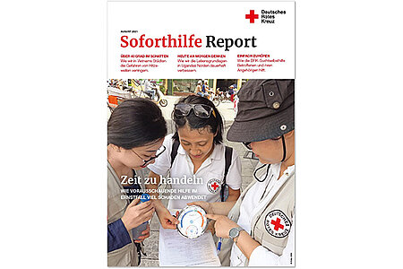 Titelseite des Soforthilfe Reports 2/2021