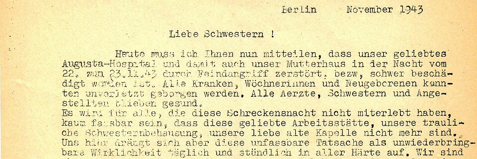 Ausschnitt Brief von Cläre Port