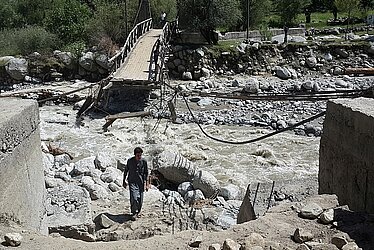 Überschwemmung in Pakistan