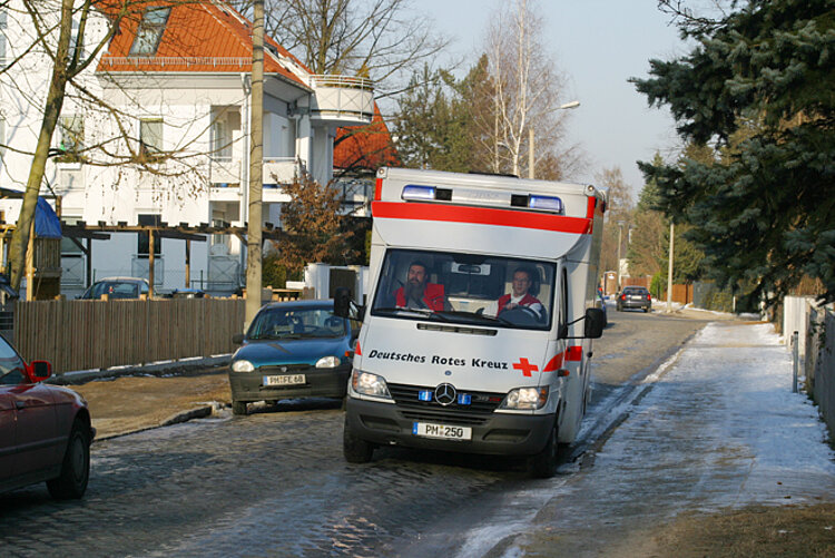 Krankenwagen als Teil der Rettungskette