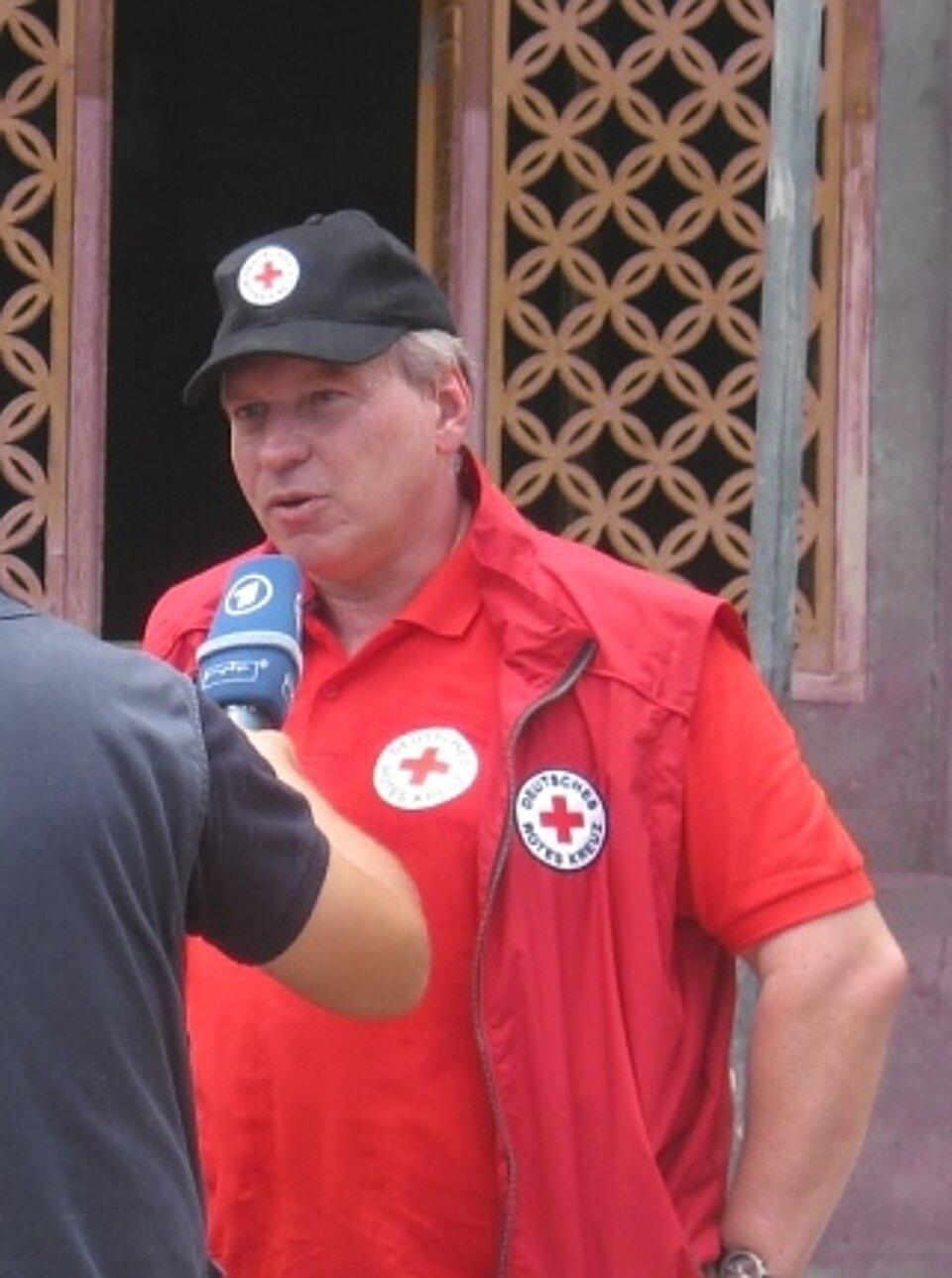 Foto: Dirk Kamm, Delegierter des DRK vor Ort in Pakistan.