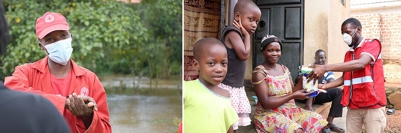 Das DRK hilft bei der Bekämpfung der Corona-Pandemie in Uganda 