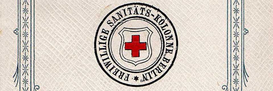 Ausschnitt Jahresbericht Sanitätskolonne 1895