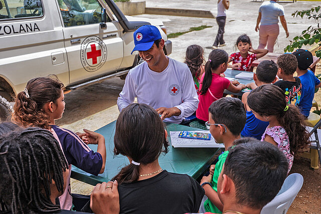 Programm für Kinder nach dem Erdbeben in Venezuela 