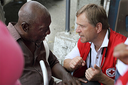 Humanitäre Hilfe durch die DRK Stiftung Rotkreuz-Auslandshilfe