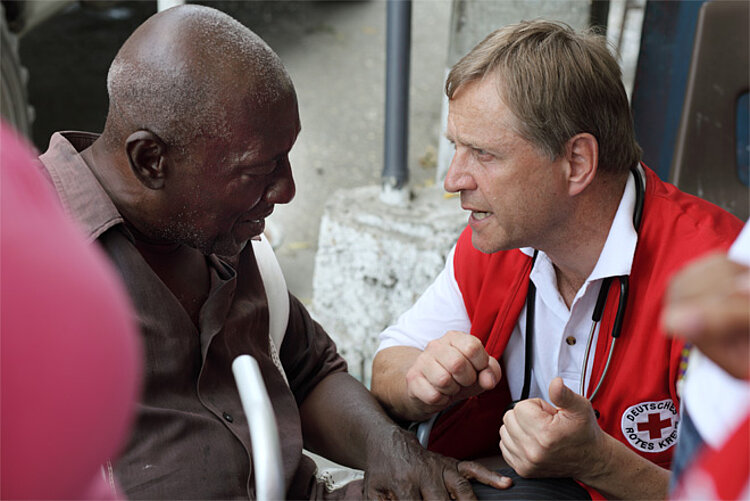 Humanitäre Hilfe durch die DRK Stiftung Rotkreuz-Auslandshilfe