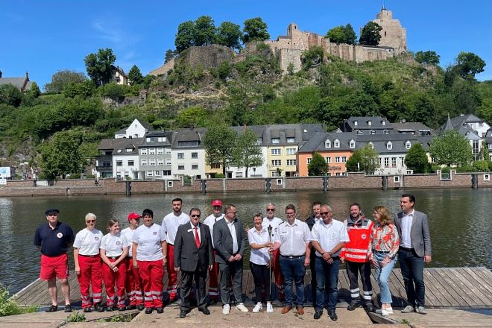 Fackelübergabe Rheinland-Pfalz - Saarland