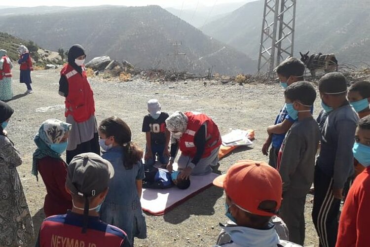 Marokko: Erste Hilfe Training