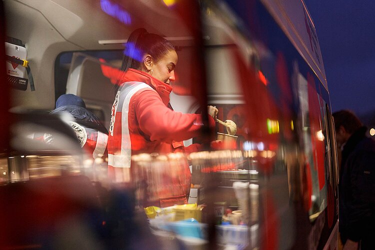 Blick ins Innere eines Wärmebusses
