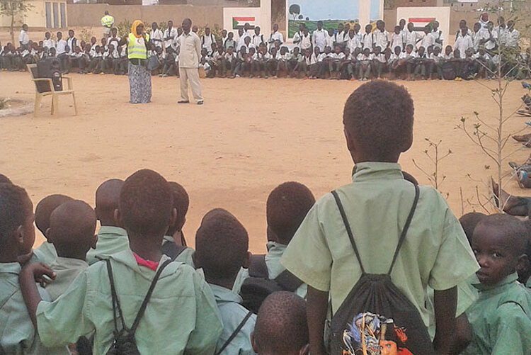 Schulkinder im Sudan