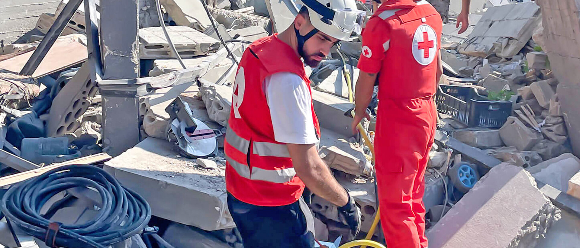 Rotes Kreuz im Rettungseinsatz im Libanon 