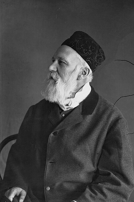 Altersporträt von Henry Dunant