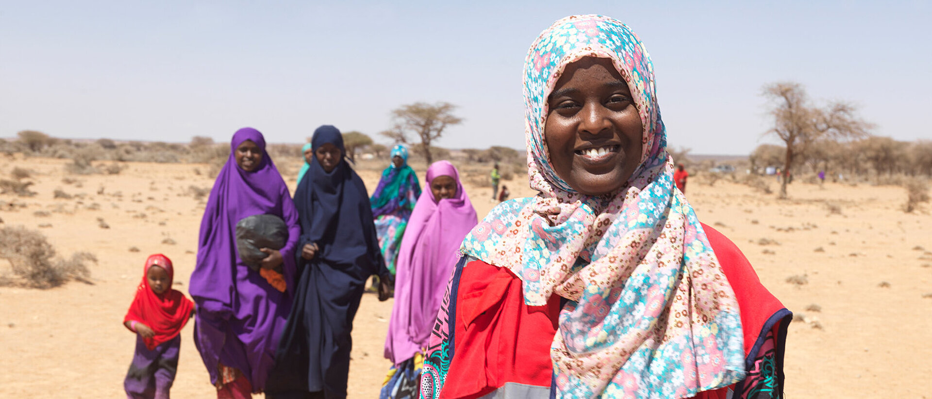 Frauen auf dem Land in Somalia