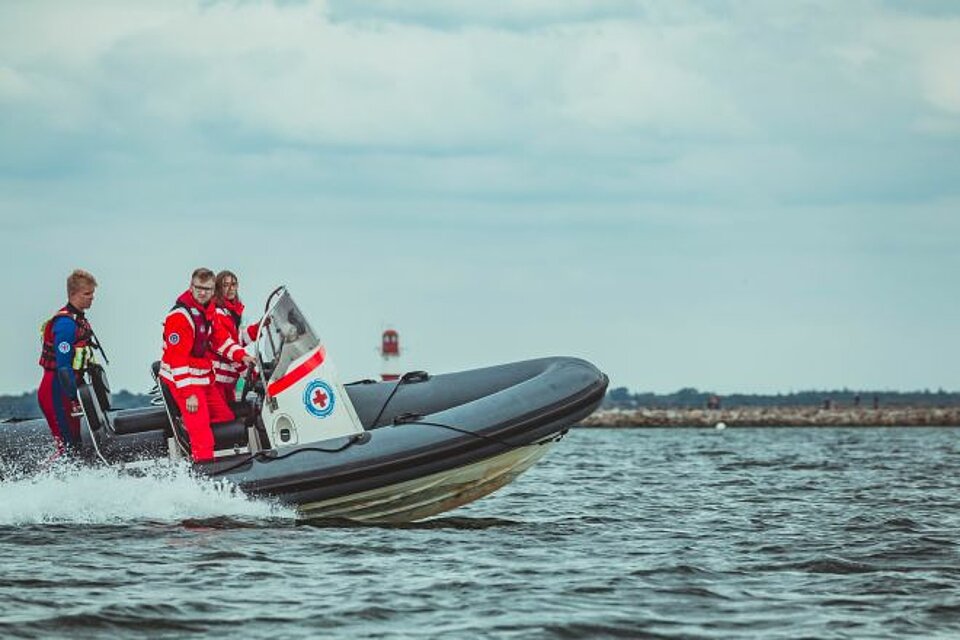 Die DRK-Wasserwacht im Einsatz