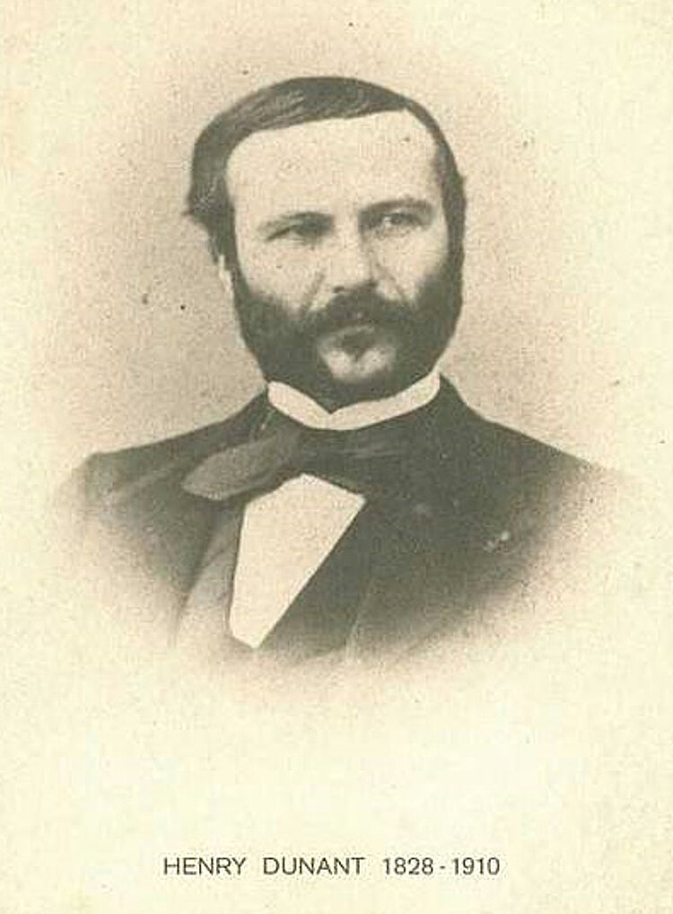 Henry Dunant, Begründer des Roten Kreuzes