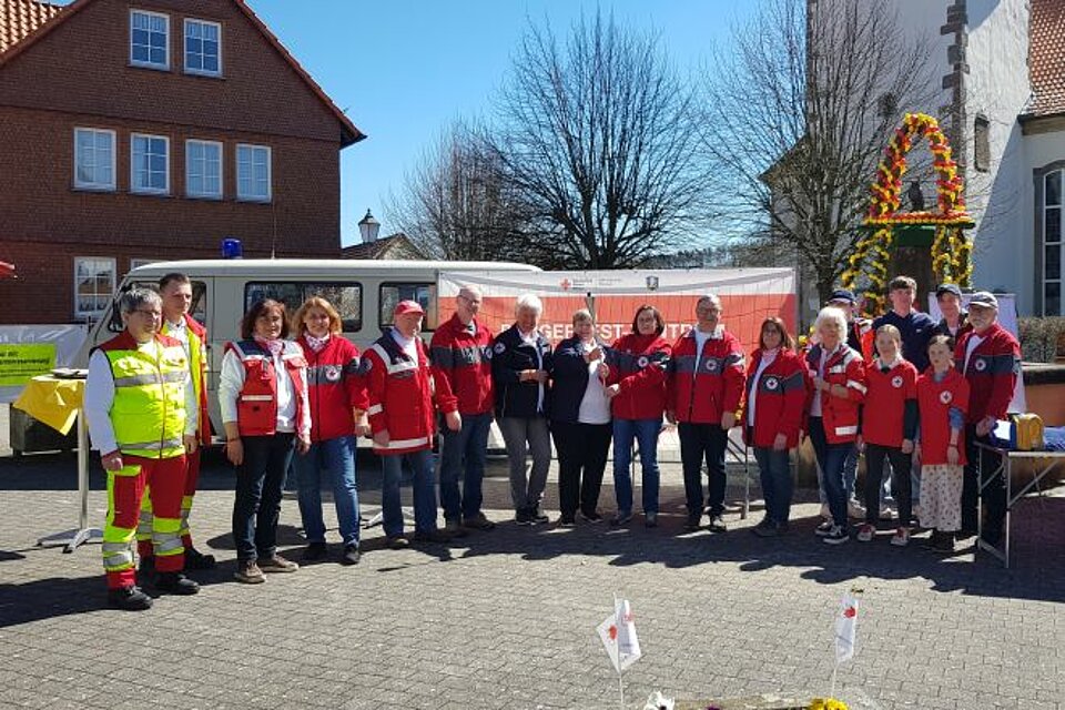 DRK-Fackel beim KV Schwalm-Eder