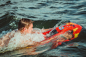 Rettungsschwimmer im Einsatz