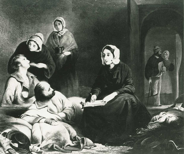 Florence Nightingale (1820 - 1910), Begründerin der modernen Krankenpflege (DRK)