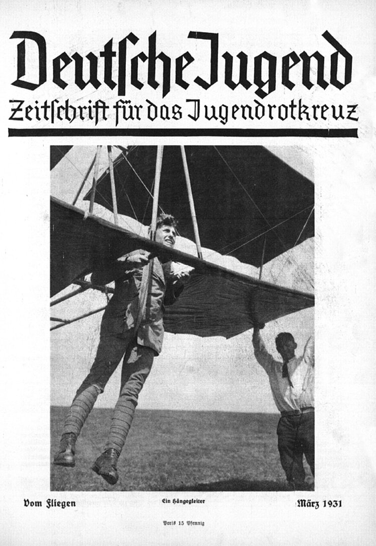 Titelblatt der Rotkreuzzeitschrift „Deutsche Jugend“ (DRK)
