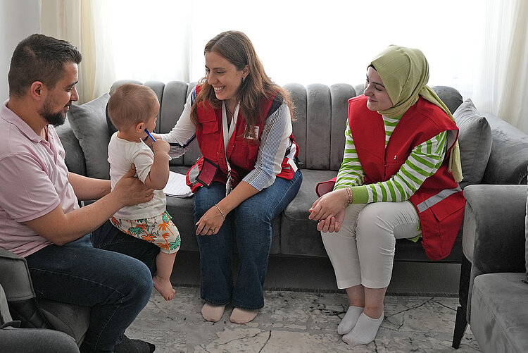Begünstigte der Erdbebenhilfe in der Türkei