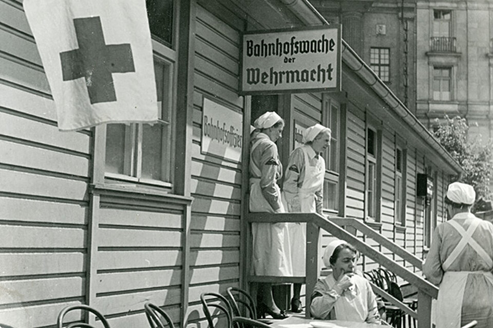 Foto: Bahnhofsdienst des DRK