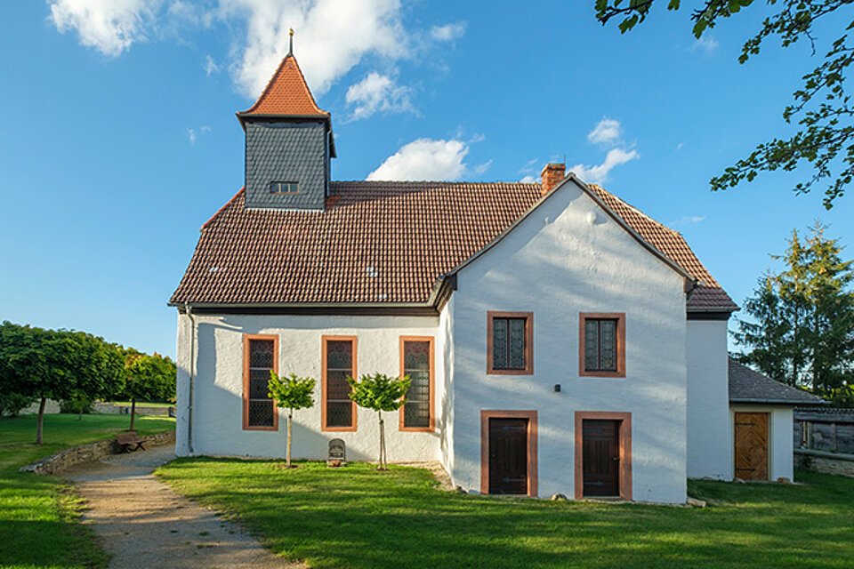 Ansicht einer Kirche in Eisenberg