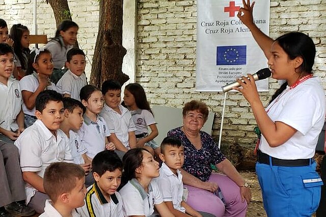 Schulung in Disaster Risk Reduction, Kolumbien