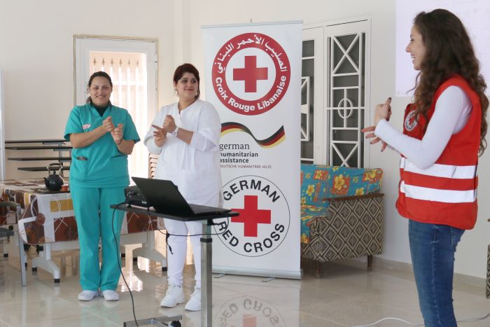 Libanesisches Rotes Kreuz klärt zu Corona auf 