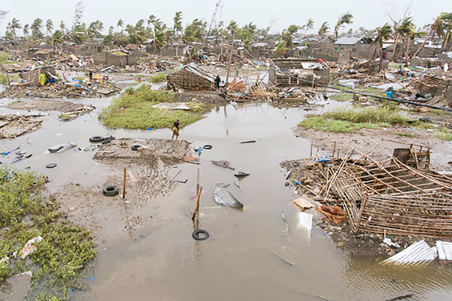 Foto: Überschwemmung und Zerstörung in Mosambik