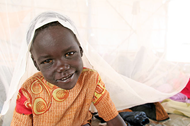 Foto: Portrait eines sudanesischen Mädchen