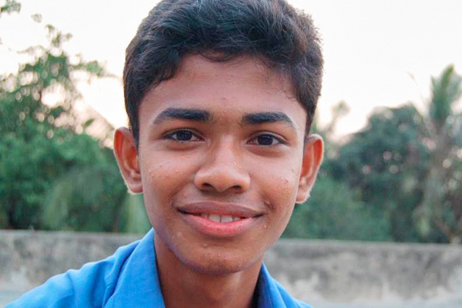 Foto: Portrait eines bangladeschischen Jugendlichen