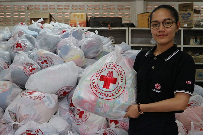 Hilfsgüter und Spenden für Laos