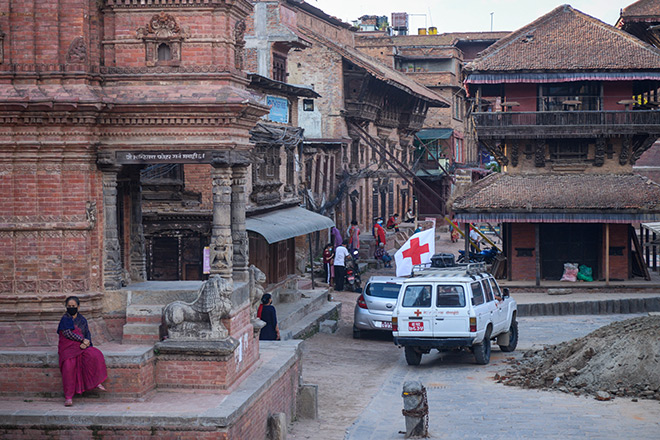 Hilfe in Nepal: Rotes Kreuz im Einsatz
