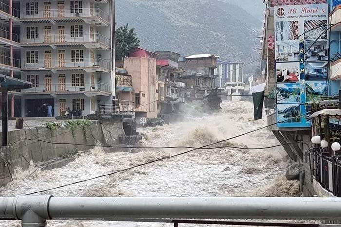Starke Überschwemmungen in Pakistan 