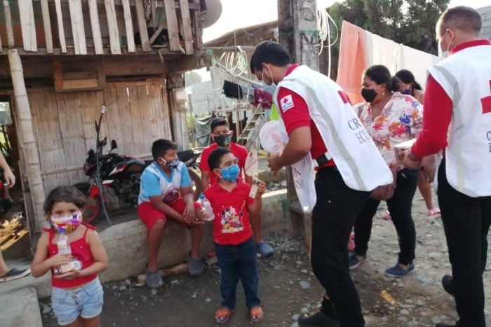 Rotes Kreuz hilft während Corona-Pandemie in Ecuador